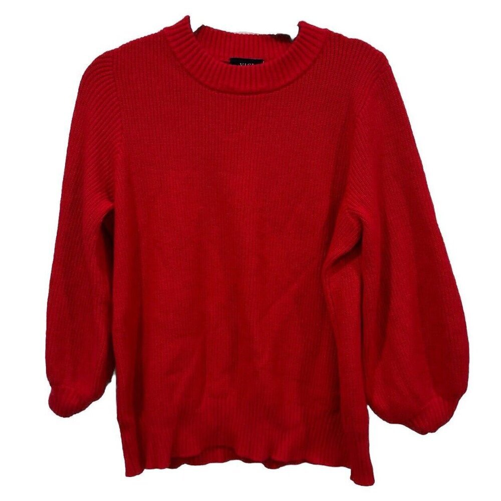 Women’s VICI SWEATER LONG SLEEVE BUBBLE SLEEVES SIZE small S Knit Top